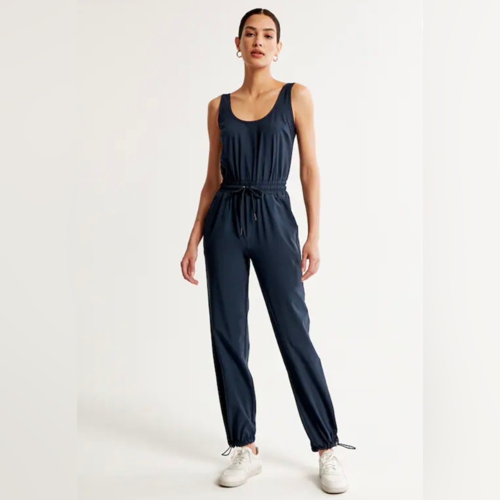 Abercrombie Traveler Jumpsuit Navy